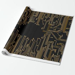 Circuit board background wallpaper