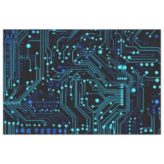 Circuit Board design illustration Cushion Tissue Paper