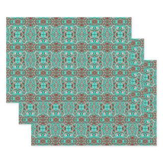 Circular Celestial Concentric Circles Patterned  Sheets