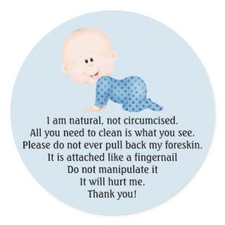 Circumcision reminder Stickers for Newborns Family