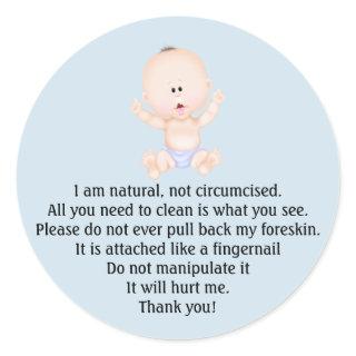 Circumcision reminder Stickers for Newborns Family