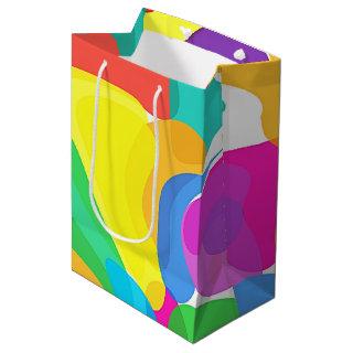 Circus Colors Chaos Abstract Art Pattern Medium Gift Bag