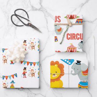 Circus  Flat Sheet Set of 3