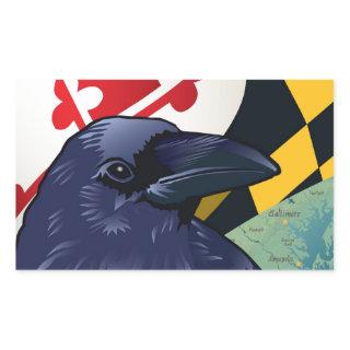 Citizen Raven, Maryland's Nevermore Rectangular Sticker