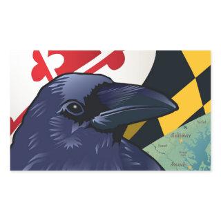 Citizen Raven, Maryland's Nevermore Rectangular Sticker