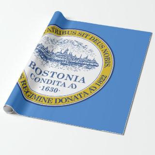 City Flag of Boston (Massachusetts)