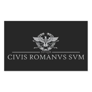 Civis Romanus Sum (CIVIS ROMANVS SVM) Rectangular Sticker