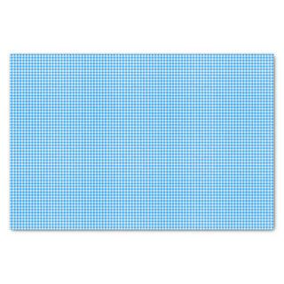 CKC-Gingham 1-Pastel Blue-White-TISSUE WRAP PAPER