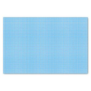 CKC-Gingham 1-Pastel Blue-White-TISSUE WRAP PAPER