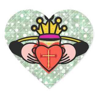 Claddagh. Heart Sticker