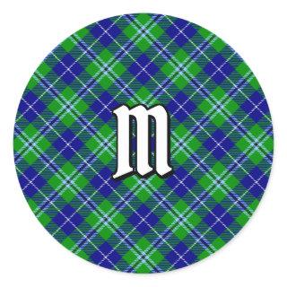 Clan Douglas Tartan Classic Round Sticker
