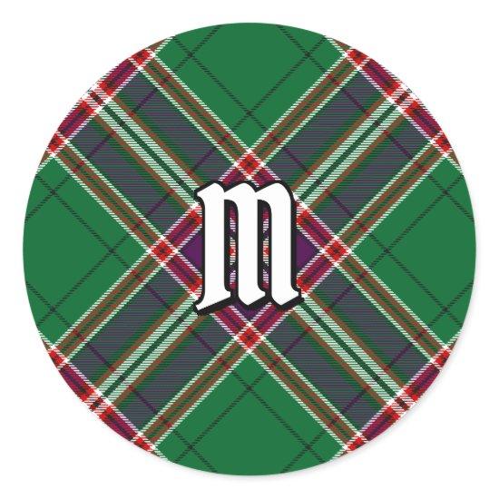 Clan MacFarlane Modern Hunting Tartan Classic Round Sticker