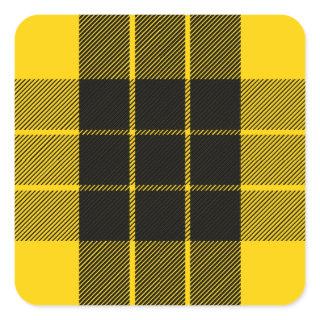 Clan MacLeod Tartan Square Sticker