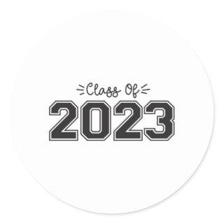 Class of 2023, Graduation, 2023 seniors Classic Round Sticker