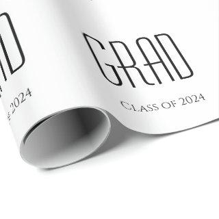 Class of 2023 Graduation Minimalist White Black