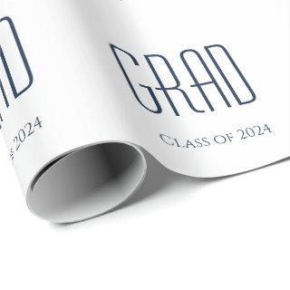 Class of 2023 Graduation Simple Blue Typography