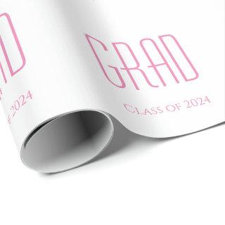 Class of 2023 Graduation Simple Pink Typography