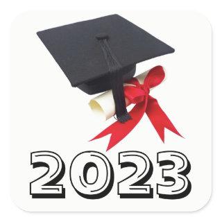 Class of 2023 White Square Sticker by Janz