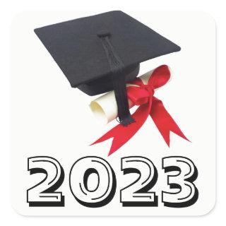 Class of 2023 White Square Sticker by Janz