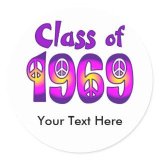 Class of 69 Reunion Stickers
