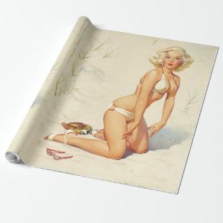Classic 1950s Vintage Pin Up Girl-Bikini