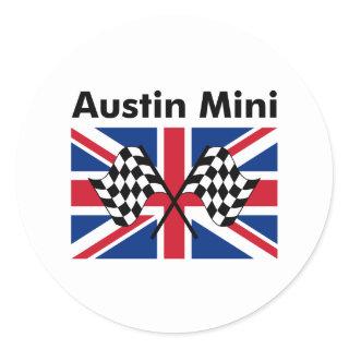 Classic Austin Mini Classic Round Sticker