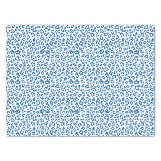 Classic Blue Leopard Print Tissue Paper