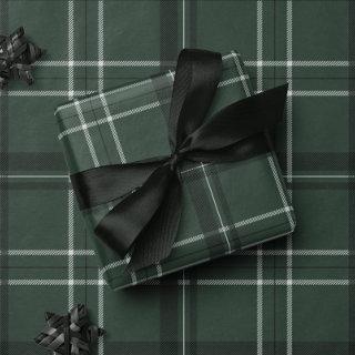 Classic bold holiday plaid hunter green