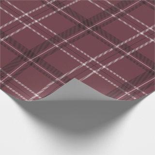 Classic bold holiday plaid maroon wine red holiday