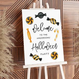 Classic Candy Halloween Party Welcome Foam Board