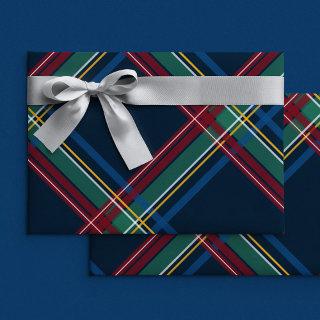 Classic Christmas plaid colorful holiday