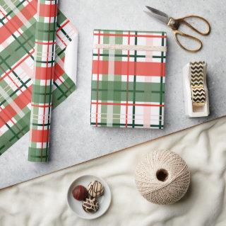 Classic Christmas Red Green and White plaid