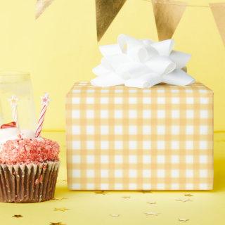 Classic Elegant Yellow Gingham Pattern