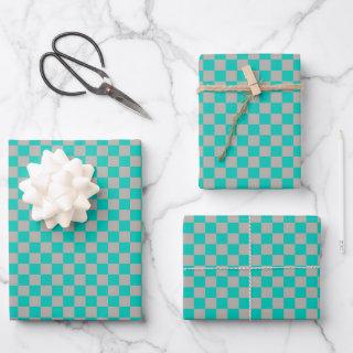Classic Green, Gray Plaid   Sheets