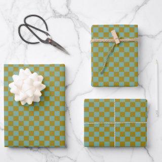 Classic Green, Khaki Plaid   Sheets