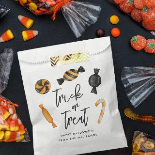 Classic Halloween Candy Trick or Treat Favor Bag