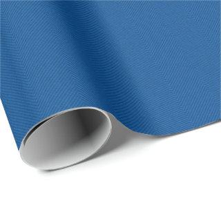 Classic herringbone tweed simple blue holiday