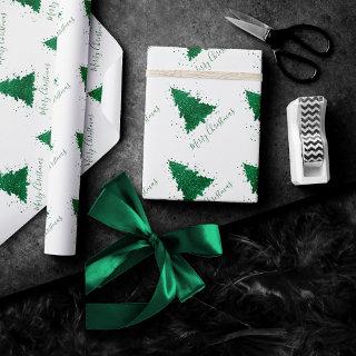 Classic Merry Christmas | Gorgeous Bold Green Tree