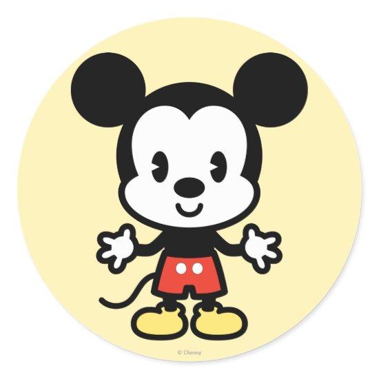 Classic Mickey | Cuties Classic Round Sticker
