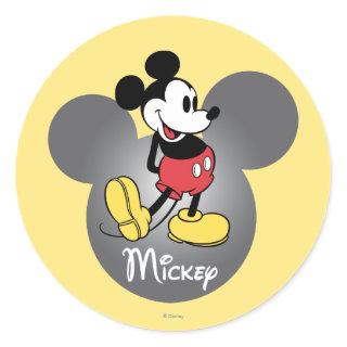 Classic Mickey | Head Icon Classic Round Sticker