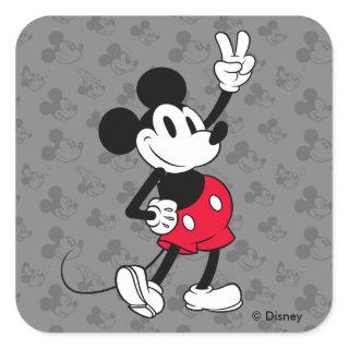 Classic Mickey Mouse | Cool Beyond Years Square Sticker