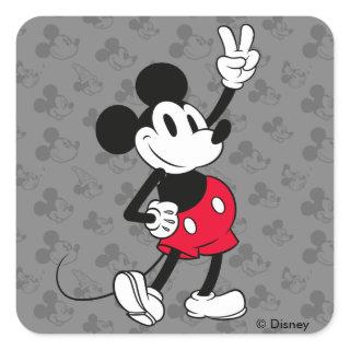 Classic Mickey Mouse | Cool Beyond Years Square Sticker