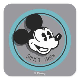 Classic Mickey Since 1928 Square Sticker