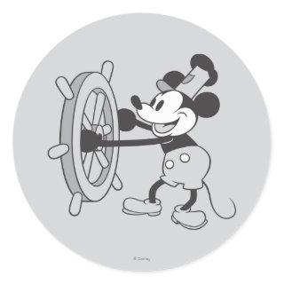 Classic Mickey | Steamboat Willie Classic Round Sticker