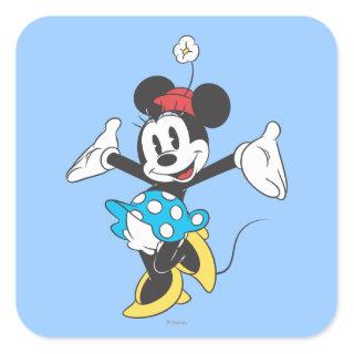 Classic Minnie | Excited Square Sticker