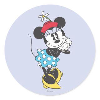 Classic Minnie Mouse 4 Classic Round Sticker