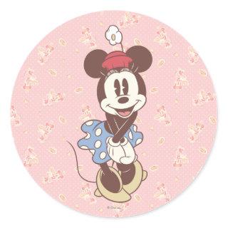 Classic Minnie Mouse 7 Classic Round Sticker