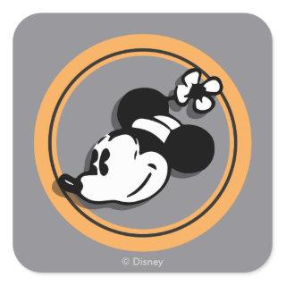 Classic Minnie Mouse Square Sticker