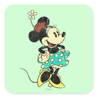 Classic Minnie | Vintage Square Sticker