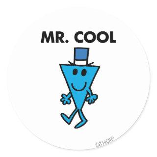 Classic Mr. Cool Pose Classic Round Sticker